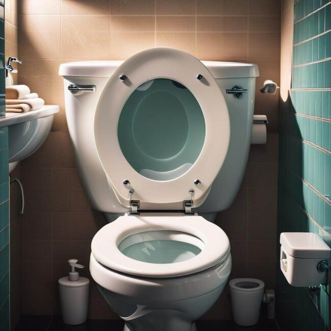 Bezpieczne czyszczenie deski toaletowej