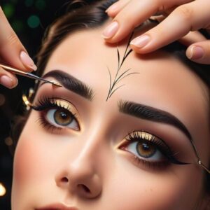 Ból podczas regulacji brwi woskiem