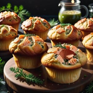 Jak przygotować babeczki z łososiem