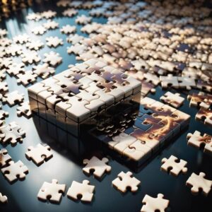 Jaka powierzchnia pod puzzlami