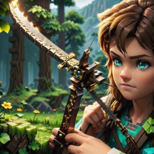 Kowal i naprawa łuków w wiosce