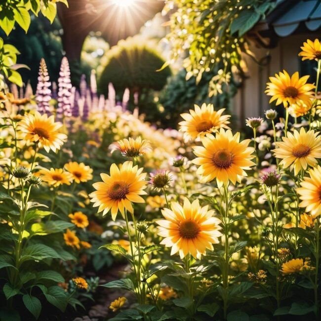 Kwiaty do ogrodu które lubią dużo światła