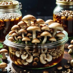 Marynowane pieczarki ziołowe
