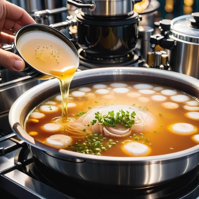 Odtłuszczanie rosółku