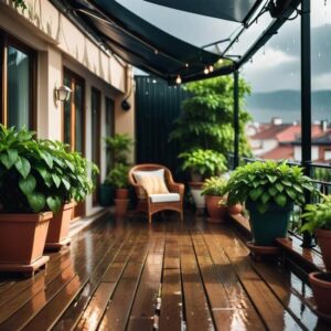 Pergola przeciwdeszczowa