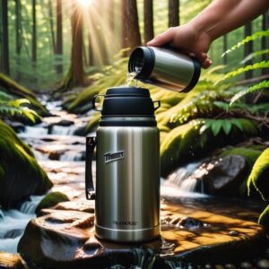 Skuteczne mycie termosu gorącą wodą