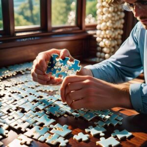 Stymulacja myślenia przestrzennego dzięki puzzlom