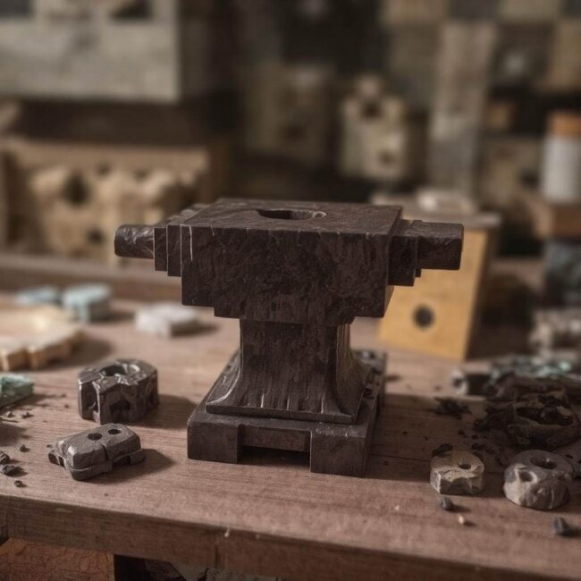 Minecraft crafting kowadło